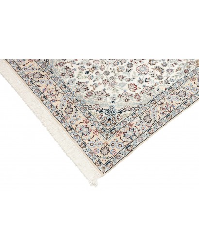 Tappeto Nain 9La Persia bianco azzurro 130x220