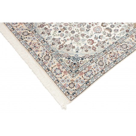 Tappeto Nain 9La Persia bianco azzurro 130x220