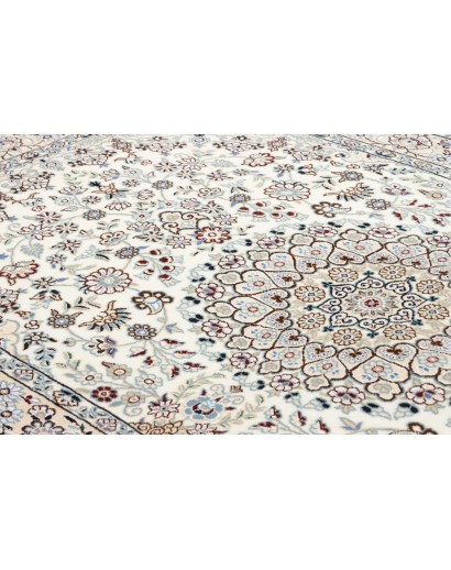 Tappeto Nain 9La Persia bianco azzurro 130x220