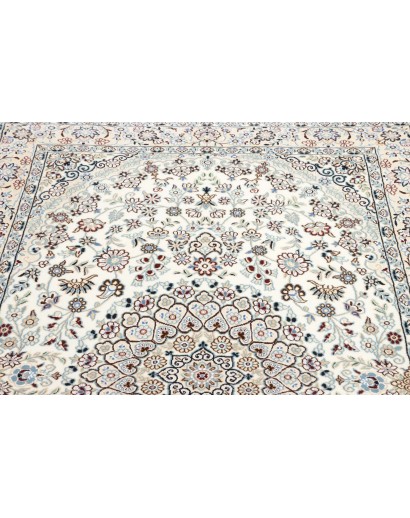 Tappeto Nain 9La Persia bianco azzurro 130x220