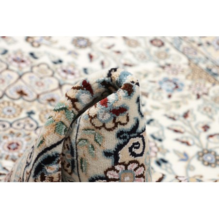 Tappeto Nain 9La Persia bianco azzurro 130x220