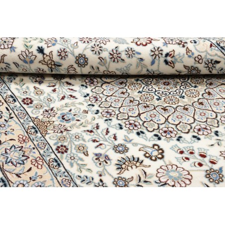 Tappeto Nain 9La Persia bianco azzurro 130x220