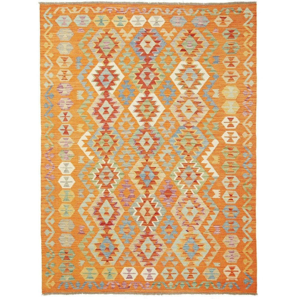 Tappeto Kilim Afghanistan marrone 151x203