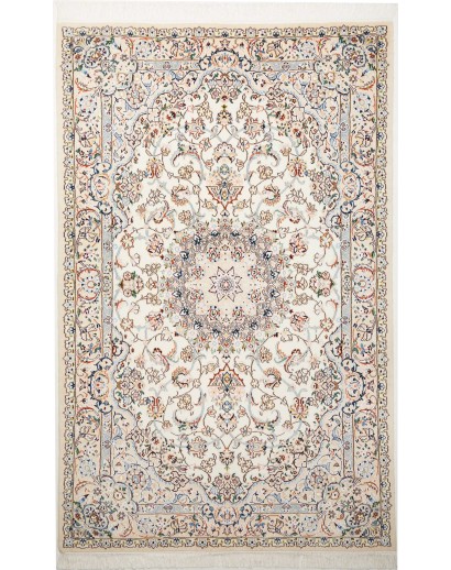 Tappeto Nain 9La Persia bianco marrone 137x215