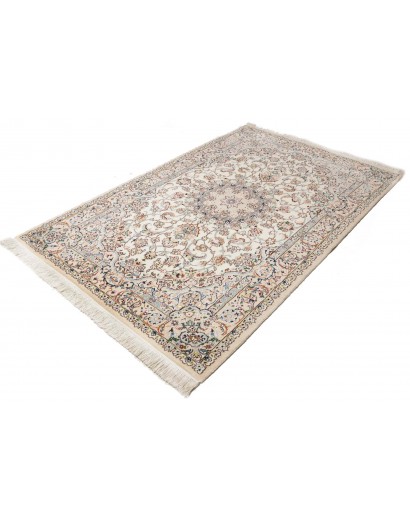 Tappeto Nain 9La Persia bianco marrone 137x215