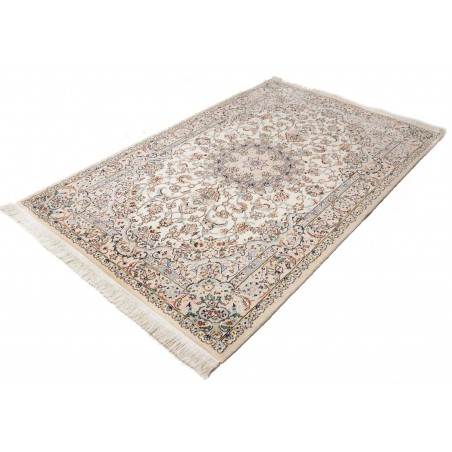 Tappeto Nain 9La Persia bianco marrone 137x215