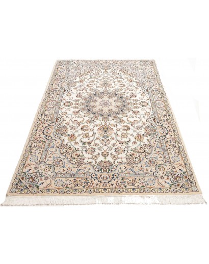 Tappeto Nain 9La Persia bianco marrone 137x215