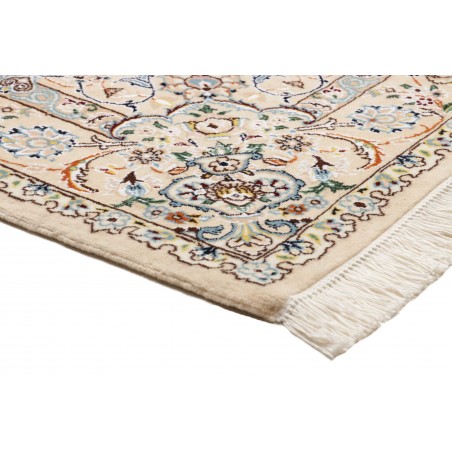 Tappeto Nain 9La Persia bianco marrone 137x215