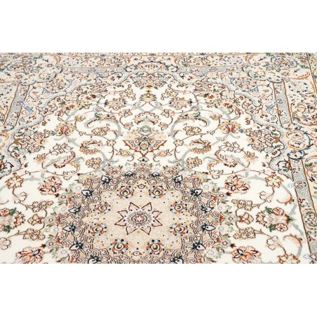 Tappeto Nain 9La Persia bianco marrone 137x215