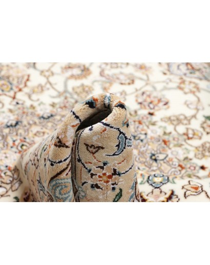 Tappeto Nain 9La Persia bianco marrone 137x215