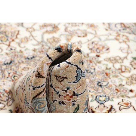 Tappeto Nain 9La Persia bianco marrone 137x215