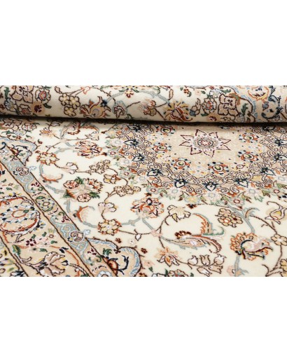 Tappeto Nain 9La Persia bianco marrone 137x215