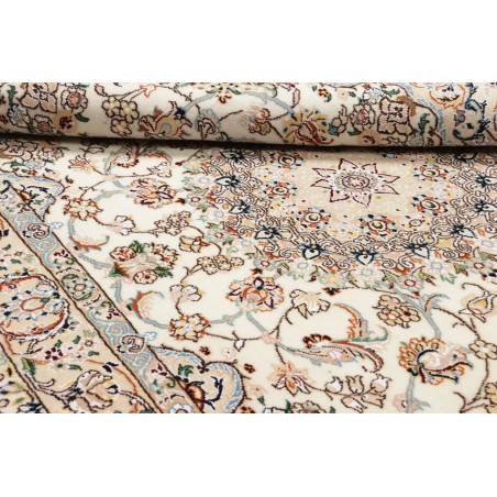 Tappeto Nain 9La Persia bianco marrone 137x215