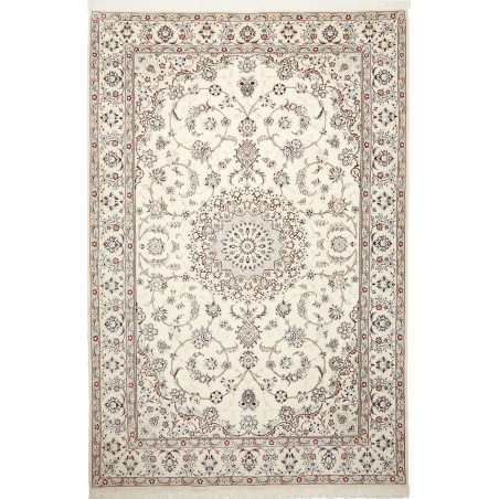 Tappeto Nain 9La Persia bianco grigio 208x312