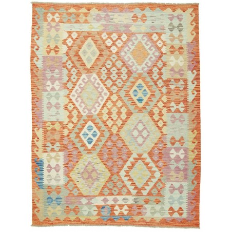Tappeto Kilim Afghanistan marrone 153x202