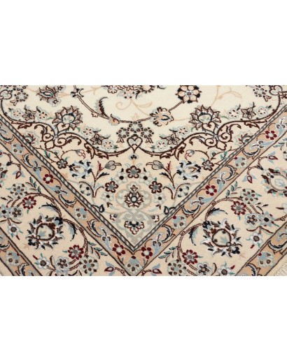 Tappeto Nain 9La Persia bianco grigio 208x312