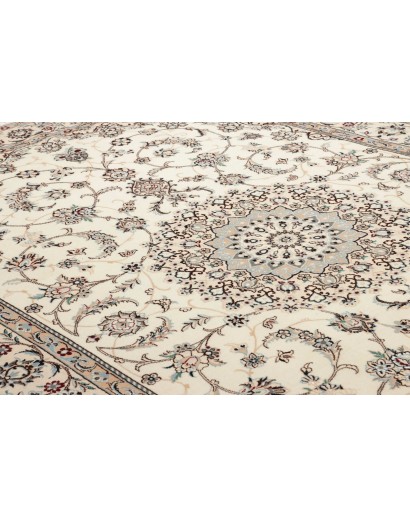 Tappeto Nain 9La Persia bianco grigio 208x312