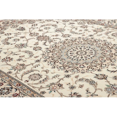 Tappeto Nain 9La Persia bianco grigio 208x312