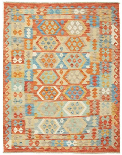 Tappeto Kilim Afghanistan marrone 149x196
