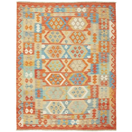 Tappeto Kilim Afghanistan marrone 149x196