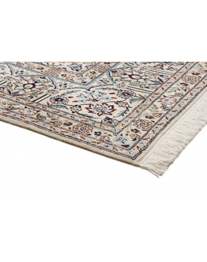Tappeto Nain 9La Persia bianco grigio 204x302