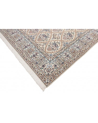 Tappeto Nain 9La Persia bianco grigio 204x302