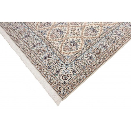 Tappeto Nain 9La Persia bianco grigio 204x302
