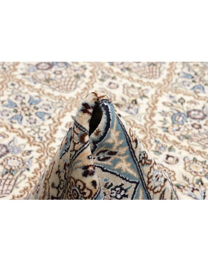 Tappeto Nain 9La Persia bianco grigio 204x302