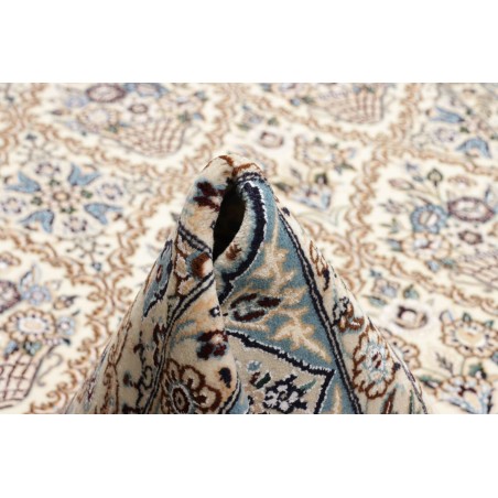 Tappeto Nain 9La Persia bianco grigio 204x302