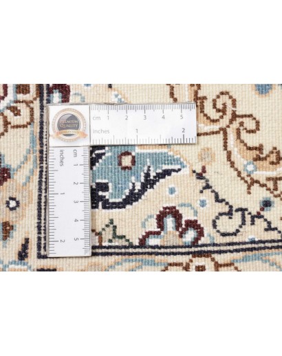 Tappeto Nain 9La Persia bianco grigio 204x302