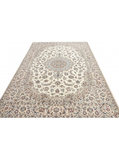Tappeto Nain 9La Persia bianco grigio 202x302