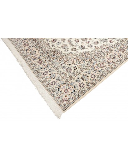 Tappeto Nain 9La Persia bianco grigio 202x302