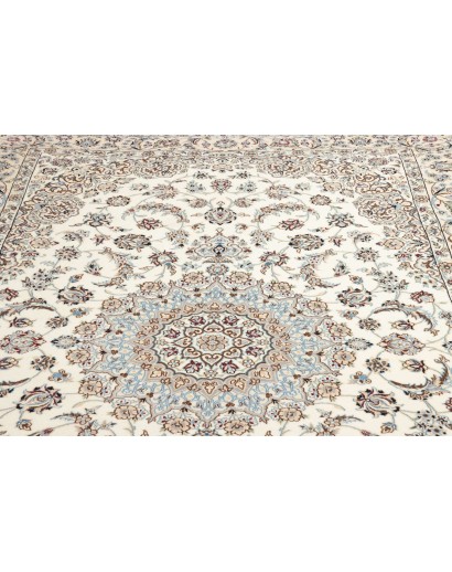 Tappeto Nain 9La Persia bianco grigio 202x302