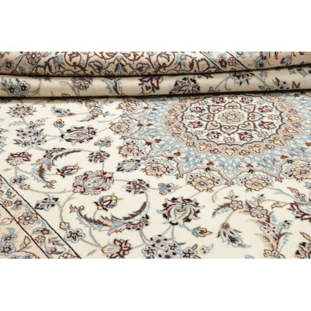 Tappeto Nain 9La Persia bianco grigio 202x302