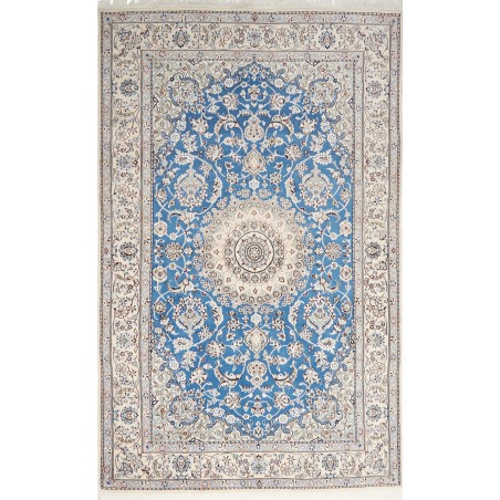Tappeto Nain 9La Persia bianco blu 152x249