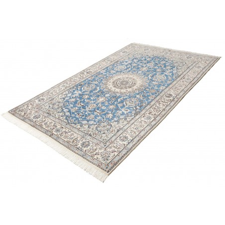 Tappeto Nain 9La Persia bianco blu 152x249