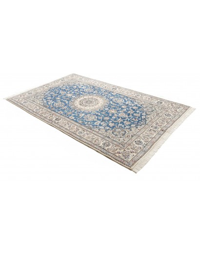 Tappeto Nain 9La Persia bianco blu 152x249