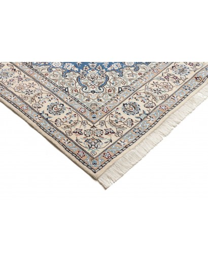 Tappeto Nain 9La Persia bianco blu 152x249