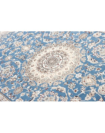 Tappeto Nain 9La Persia bianco blu 152x249