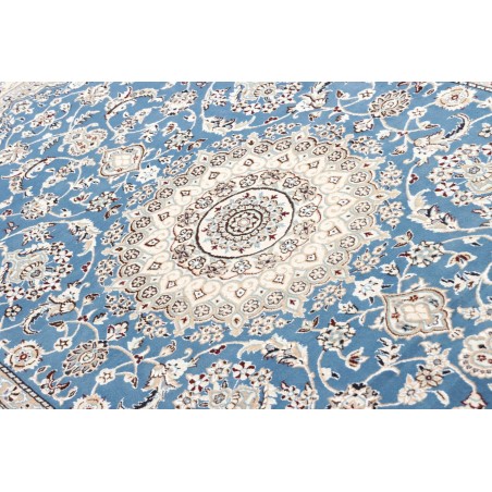 Tappeto Nain 9La Persia bianco blu 152x249