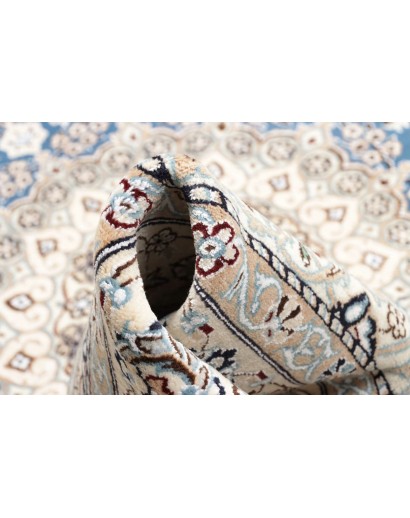 Tappeto Nain 9La Persia bianco blu 152x249