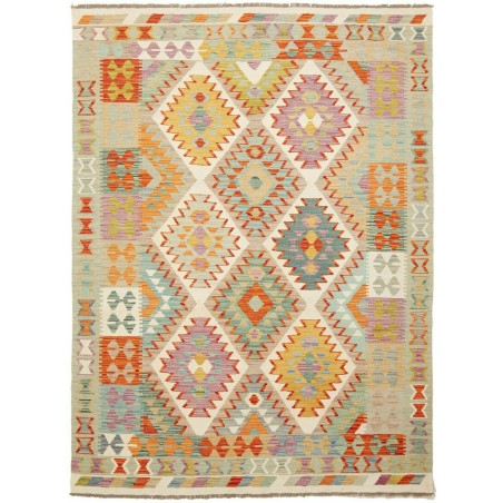 Tappeto Kilim Afghanistan marrone 152x207