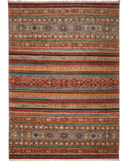 Tappeto Samarkand Pakistan marrone giallo 210x297