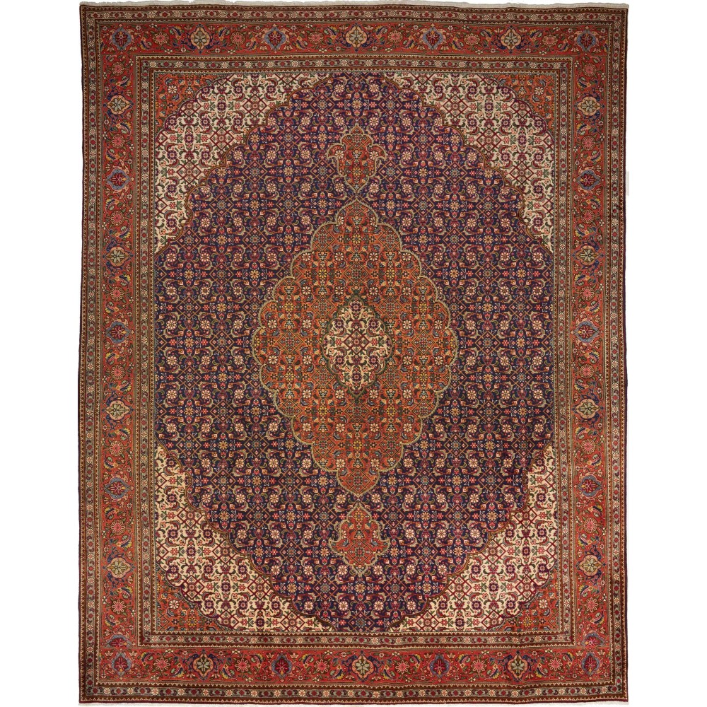 Tappeto Tabriz Persia marrone 300x390