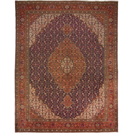 Tappeto Tabriz Persia marrone 300x390