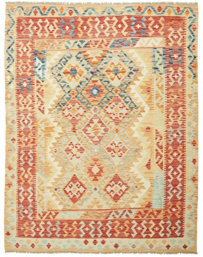 Tappeto Kilim Afghanistan marrone 156x198
