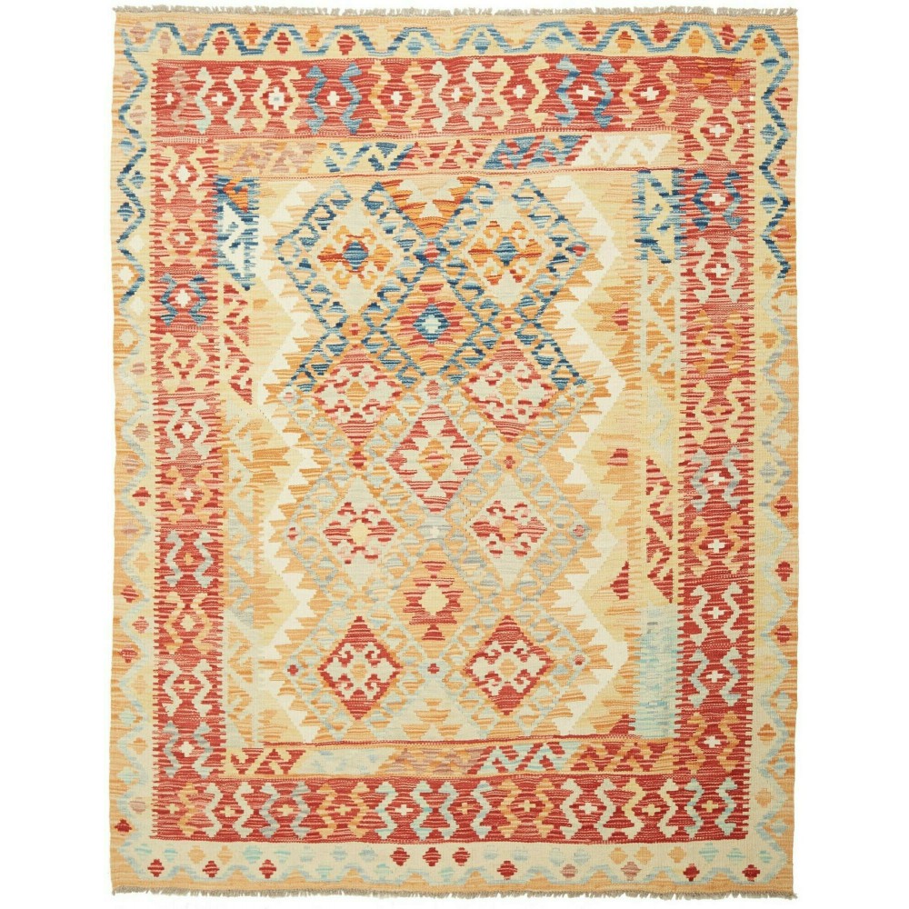 Tappeto Kilim Afghanistan marrone 156x198