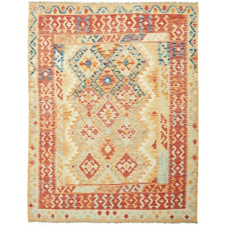 Tappeto Kilim Afghanistan marrone 156x198