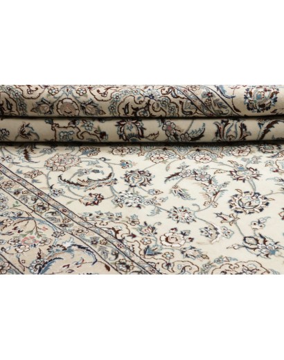 Tappeto Nain 9La Persia beige bianco 194x297