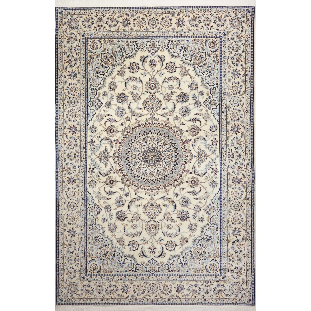 Tappeto Nain 9La Persia beige bianco 204x304